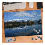 359 Denize Yansıyan Doğa Manzarası 240 Parça Puzzle Yapboz Tablo