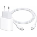 35W Usb-C Hızlı Şarj Adaptörü + Type-C Lightning Kablo iPhone 11 12 13 14 Pro Max Uyumlu - Beyaz