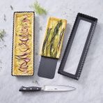 35X11CM Metalik Tart Kalıbı, Altı Çıkarılabilir, Pratik ve Şık Tasarım - Seçenek 1 - Altın
