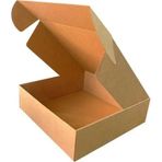35X22x12cm Kilitli Kutu - Kraft
