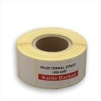 35x25 Termal Etiket | Rulo Barkod Etiketi
