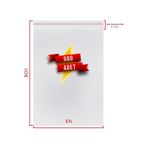 35x45+5 cm (35*50) 500 Adet Şeffaf Bantlı Yapışkanlı jelatin Poşet