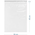 35X45+5CM Lüx Mat Beyaz Cepsiz Kargo Poşeti - 300 Adet