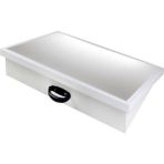 35X50 cm LED Işıklı Teknik Çizim Masası Masaüstü, Net ve Aydınlık Çalışma Alanı Sağlar - Antrasit - Seçenek 1