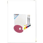 35x50 Cm Resim Tuvali Boyama Başlangıç Seti - Akrilik Boya Fırça Palet Tuval Set