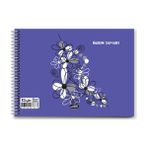 35X50 Resim Defteri Plastik Kapak 25 Yaprak Koparma Izli Dokulu Yüzey Newstyle 1 Adet - Mor - 35x50 cm