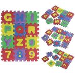 36 Adet Bebek Çocuk Mini Numarası Alfabe Bulmaca Köpük Matematik Eğitici Oyuncak Hediye Yumuşak Mat Bulmaca Erken