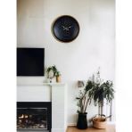 36 Cm Kahverengi Modern Duvar Saati