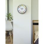36 Cm Krem Çocuk Odası Duvar Saati