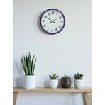 36 Cm Mor Standart Duvar Saati