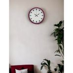 36 Cm Pembe Dekoratif Duvar Saati