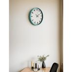 36 Cm Turkuaz Sade Şık Duvar Saati