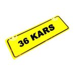 36 KARS Yazılı Sarı Dekor Plaka Sök Tak Pratik yeni nesil