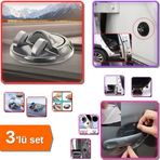 360° Araç Telefon Tutucu + Araba Kapı Darbe Ses Emici Pad + Kapı Kolu Koruyucu Film | L7H2QP (g6)