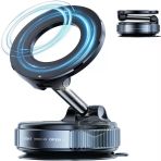 360° Ayarlanabilir Vakumlu Güçlü Manyetik Araç Telefon Tutucu Magsafe Uyumlu Vakumlu Vantuz 360° Katlanabilir Telefon Tutucu Geliştirilmiş Versiyon