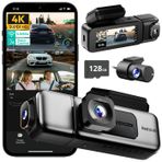 360+ Botslab G980H Pro 4K 3 Kameralı WiFi+GPS Akıllı Araç İçi Kamera +170° Geniş Açı+Süper Kapasitör+Sesli Kontrol+Gece Görüşlü (128GB HAFIZA KARTI HEDİYELİ)