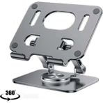 360 Derece Dönebilen Lüks Katlanabilir Metal Tablet Ve Telefon Tutucu Stant Masaüstü Şarj Stand