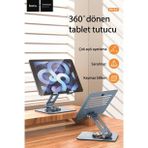 360° Dönebilen, Yükseklik Ayarlı Alüminyum Tablet Tutucu