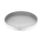 360° Dönen 25 cm Mutfak Kiler Banyo Düzenleyici Döner Raf CIN876 - Beyaz