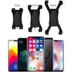 360° Rotasyon Motosiklet Telefon Tutucu, Bisiklet Telefon Tutacağı, Evrensel Tasarım (4-7.0 Inç Telefonlar), Aynaya Kolay Montaj