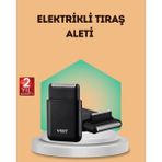 365Dükkan Çift Başlıklı Elektrikli Tıraş Makinesi | Suya Dayanıklı, Hafif ve Ergonomik - Renkli