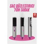 365Dükkan Fön Tarak Düzleştirici Seramik Kaplama Fön Makinesi Saç Kurutma - Çok Renkli