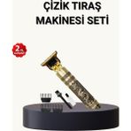 365Dükkan Profesyonel Çizik Tıraş Makinesi – T Çelik Bıçaklı, 120 Dakika Şarjlı Kullanım, 3 Başl� - Renkli