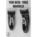 365Dükkan Şarjlı Paslanmaz Çelik Bıçaklı ve Kablosuz Saç Sakal Tıraş Makinesi - Renkli