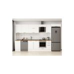 365X222 Cm Klasik Mebran Mutfak Dolabı Beyaz Beyaz Mb-E80S45S40-2 Mebran | Beyaz - Suntalam