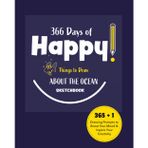 366 Days of Happy Things to Draw About the Ocean Sketchbook: 365 + 1 Drawing Prompts to Boost Your Mood and Inspire Your Creativity
