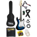 36BL 8-12 Yaş Çocuklar İçin Amfili Full 3/4 36 İnç Elektro Gitar Seti