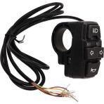 36V 48V Elektrikli Bisiklet Işık Korna Anahtarı IP54 Su Geçirmez Kontrol Anahtarı 22.2 mm Gidon Motosiklet Elektrikli Bisiklet Scooter (Yurt Dışından)