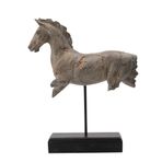 36X11X43cm Standlı At Heykel Dekor Obje