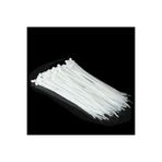 3,6x150 mm Kablo Bağı Plastik Cırt Kelepçe Beyaz | Naylon 6.6 | 35 mm Sıkma Çapı | 18 kg Mukavemet | 100 Adet