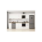 375X222 Cm Klasik Mebran Mutfak Dolabı Beyaz Beyaz Mb-E80S45S50-2 Mebran | Beyaz - Suntalam