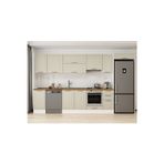 375X222 Cm Klasik Mebran Mutfak Dolabı Beyaz Beyaz Mb-E90S45S40-1 Mebran | Kumtaşı - Mdf