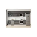 375X240 Cm High Gloss Mutfak Dolabı Mb-E80S50S45-2 High Gloss | Antrasit - Suntalam