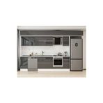375X240 Cm High Gloss Mutfak Dolabı Mb-E90S45S40-2 High Gloss | Antrasit - Suntalam