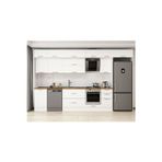 375X240 Cm Klasik Mebran Mutfak Dolabı Beyaz Beyaz Mb-E80S50S45-2 Mebran | Beyaz - Suntalam