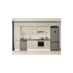 375X240 Cm Klasik Mebran Mutfak Dolabı Beyaz Mbb-E80B45S50-1 Mebran | Kumtaşı - Suntalam