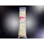 37CM Beyaz Kablo Bağı 3,6mm Plastik Kelepçe - 100 Adet - Nylon Kablo Düzenleyici