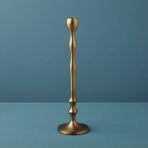 38 Cm Antik Bronz Şamdan - 1 Adet