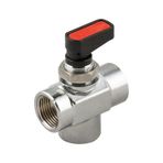 3/8 İnç Aıgnep 6700 L Port 3 yollu mini küresel vana