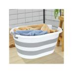 38 Litre Kapasiteli Katlanabilir Silikon Çamaşır Sepeti, Ergonomik