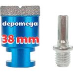 38 mm Granit ve Mermer Seramik Delme Panç Takımı, M14 Uyumlu - Seçenek 1