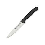 38049 Ecco Tırtıklı Sebze, Et, Biftek Steak Bıçağı 12 Cm - Siyah Çok Renkli
