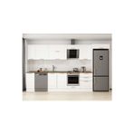 380X222 Cm Klasik Mebran Mutfak Dolabı Beyaz Beyaz Mb-E80S40S60-2 Mebran | Beyaz - Suntalam