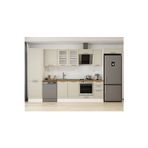 380X222 Cm Klasik Mebran Mutfak Dolabı Beyaz Mbb-E80B60S40-3 Mebran | Kumtaşı - Suntalam