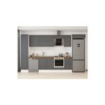 380X222 Cm Klasik Mebran Mutfak Dolabı Beyaz Mbb-E90B45S45-2 Mebran | Antrasit - Suntalam
