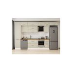 380X240 Cm Klasik Mebran Mutfak Dolabı Beyaz Beyaz Mbb-E90B50S40-2 Mebran | Kumtaşı - Mdf